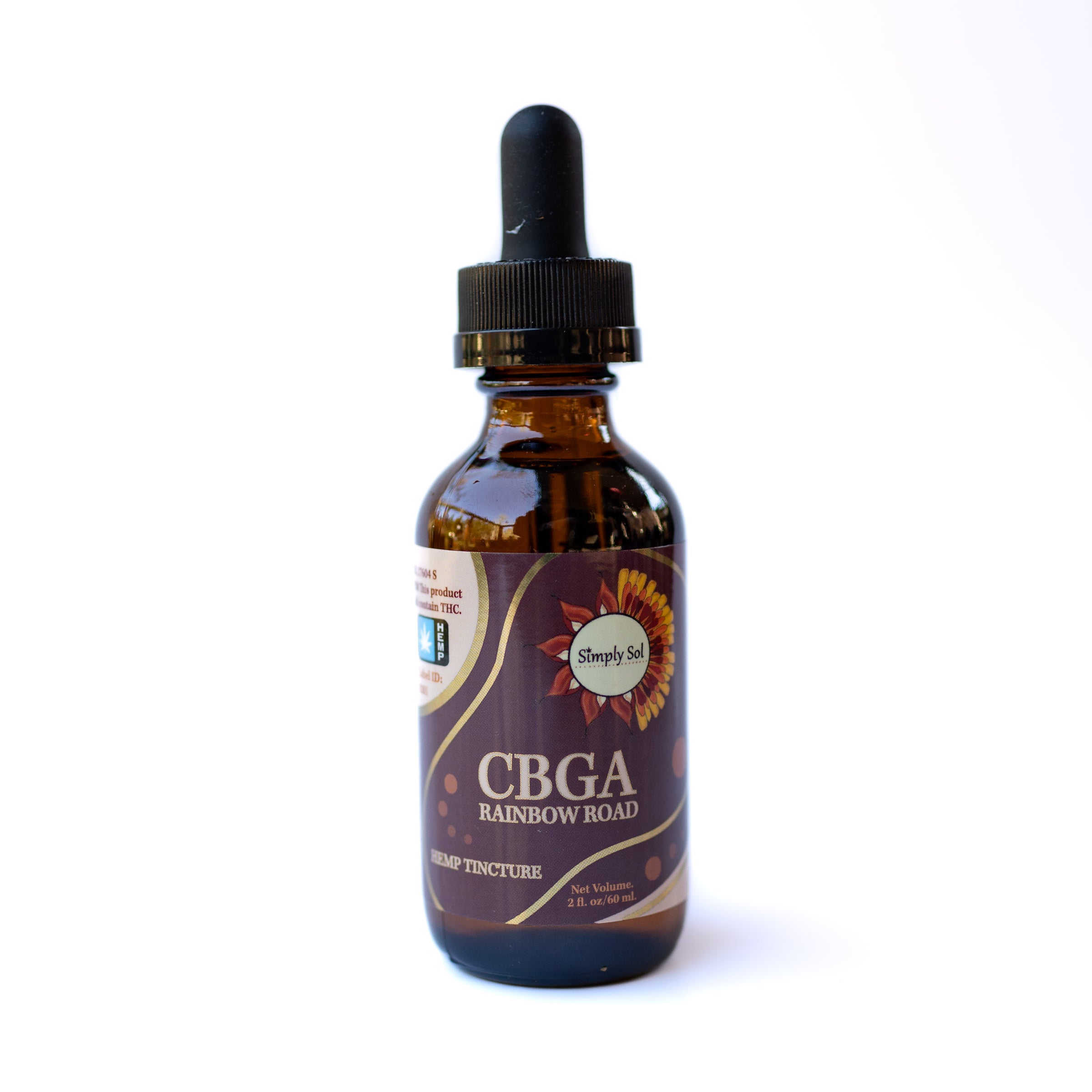 Rainbow Road ~ Full Spectrum CBGA Tincture | Simply Sol Llc
