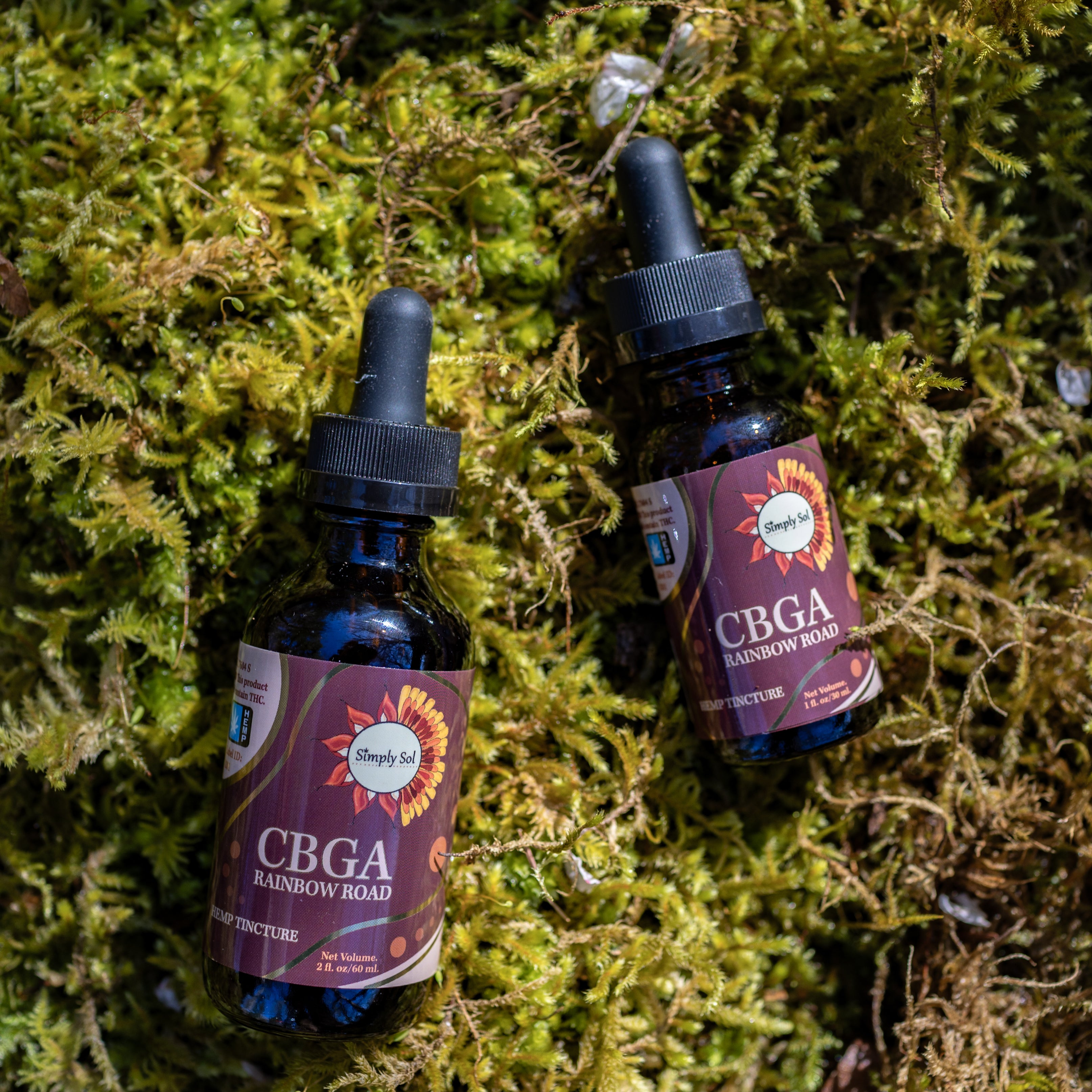 Rainbow Road ~ Full Spectrum CBGA Tincture | Simply Sol Llc